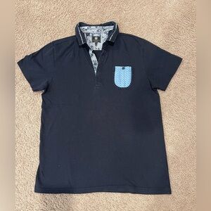STEEL & JELLY London CrewNeck Short Sleeve Polo Shirt